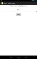 Sports Scores Widget imagem de tela 1