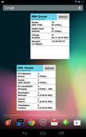 Sports Scores Widget imagem de tela 2