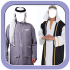 Arab Man Photo Suit-icoon