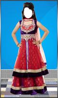 Girls Ghagra Choli Suit Affiche