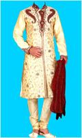 Men Sherwani Photo Suit Cartaz