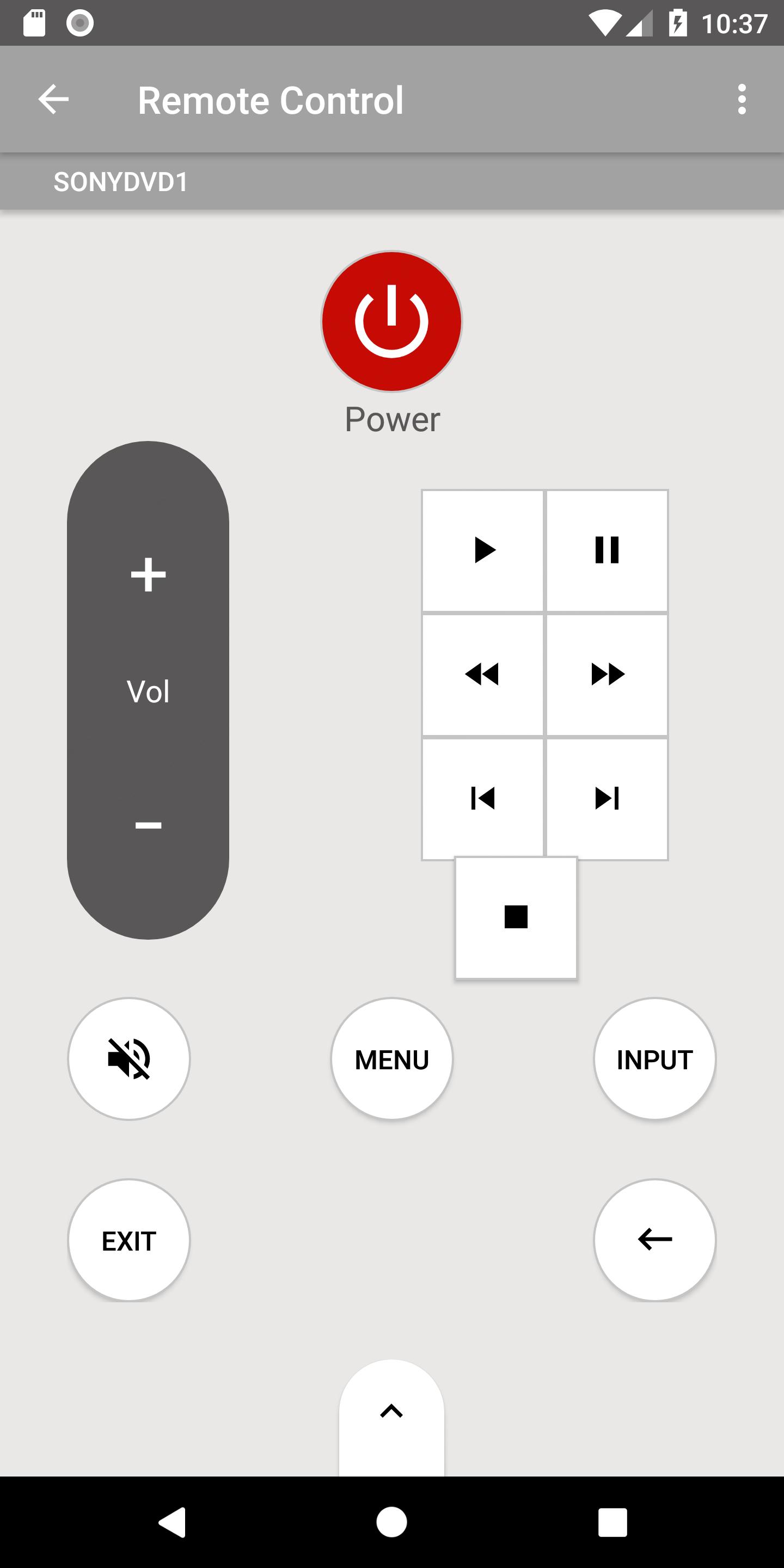 Sony DVD Player Remote for Android - APK Download