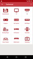 Techwood TV Remote Control Cartaz