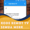 Kode Remot TV Segala Merek Via HP apk