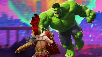 Flying Monster Muscle Hero Sim imagem de tela 3