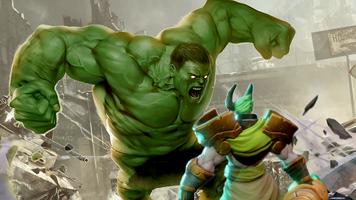 Flying Monster Muscle Hero Sim imagem de tela 1