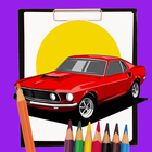 Muscle Car Coloring Book icône