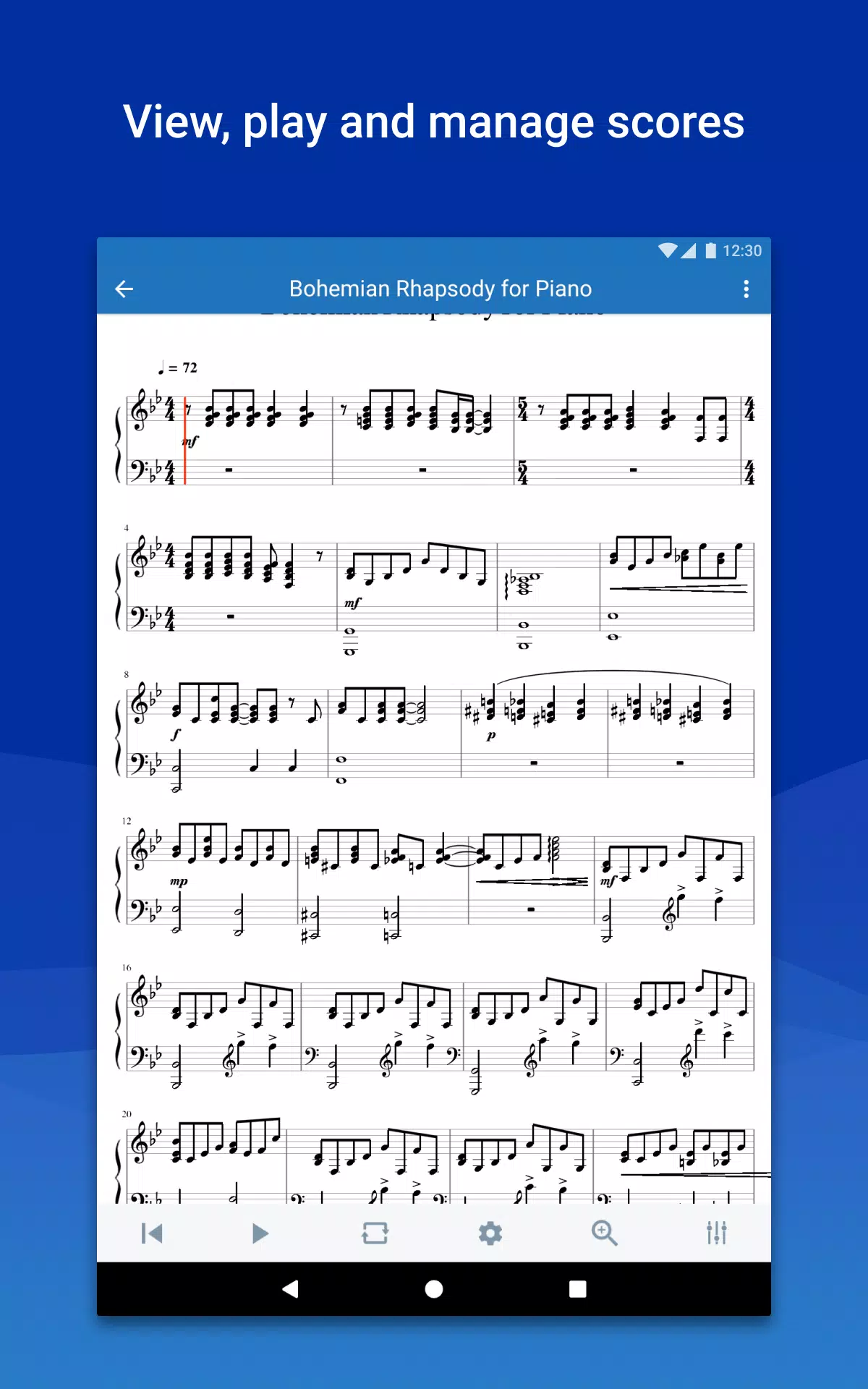 MuseScore: sheet music 2.12.74 APK Download by Musescore Limited - APKMirror