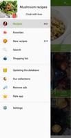 Mushroom recipes screenshot 1