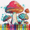 Magical Mushroom Coloring Book 圖標