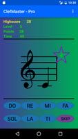 Poster Clef Master - Music Note Game