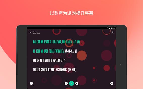 Musixmatch音乐播放器的歌词 截图 11