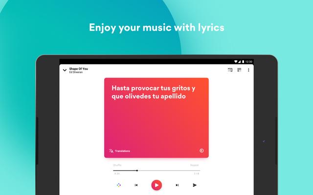 Musixmatch Screenshots