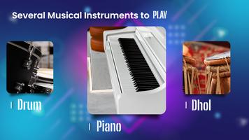 All-in-one: Piano, Dram, Dhol syot layar 1