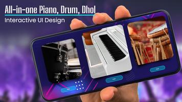 All-in-one: Piano, Dram, Dhol syot layar 2