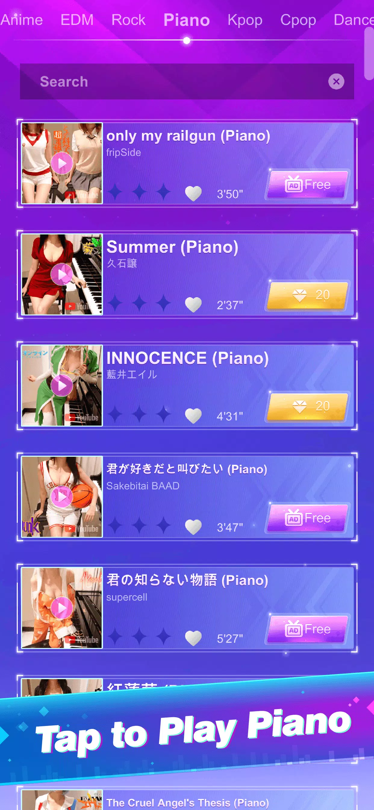 Magic Piano Tiles 3: Anime Pop para Android - Download