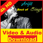 Video & Mp3 Songs by Arijit : Hit Playlists icône