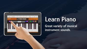 Piano Music Keyboard Poster