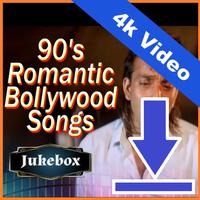 90's Romantic Bollywood Hindi Songs : Video & Mp3 পোস্টার