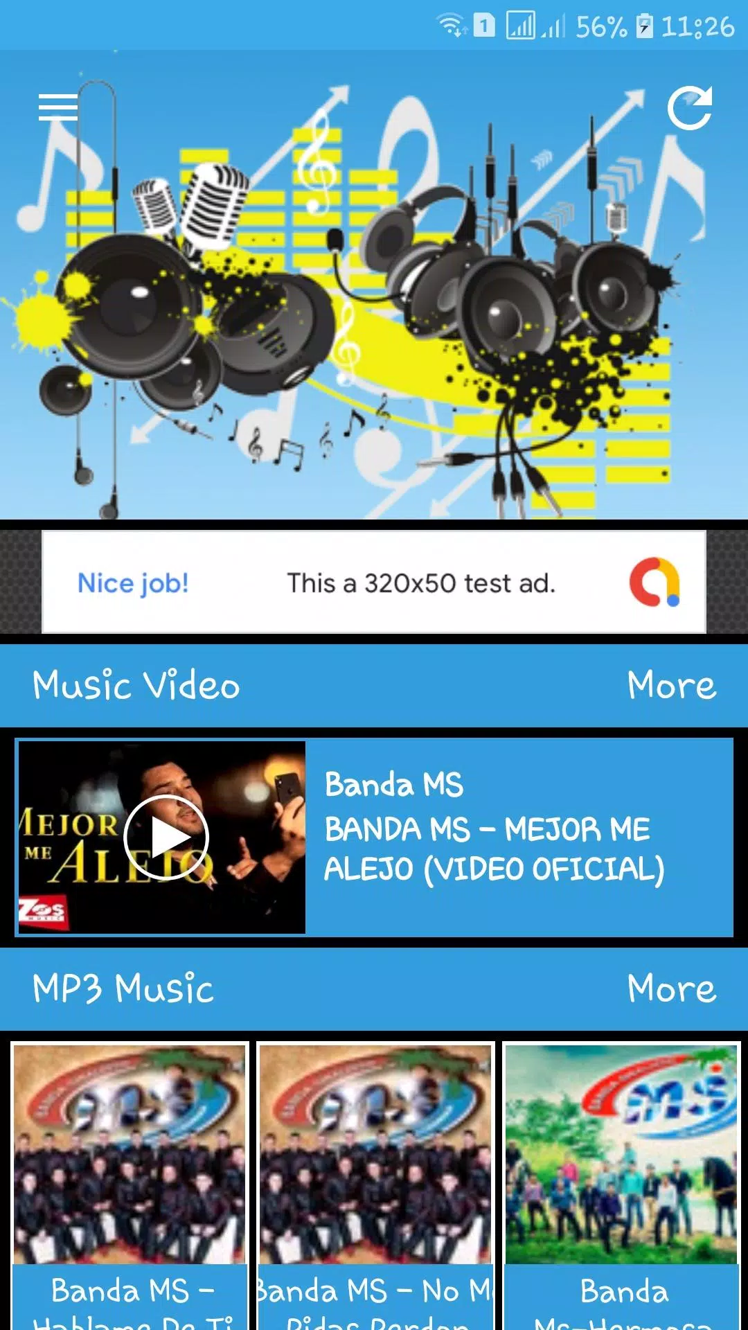 Descarga de APK de BANDA MS - MEJOR ME ALEJO MUSICA para Android