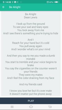 Dean Lewis Musics Lyrics Waves For Android Apk Download Deceivingly, it sounds like a happy song, but if you listen to the lyrics, you'll realize it is actually one of the saddest songs dean has ever wrote. dean lewis musics lyrics waves for