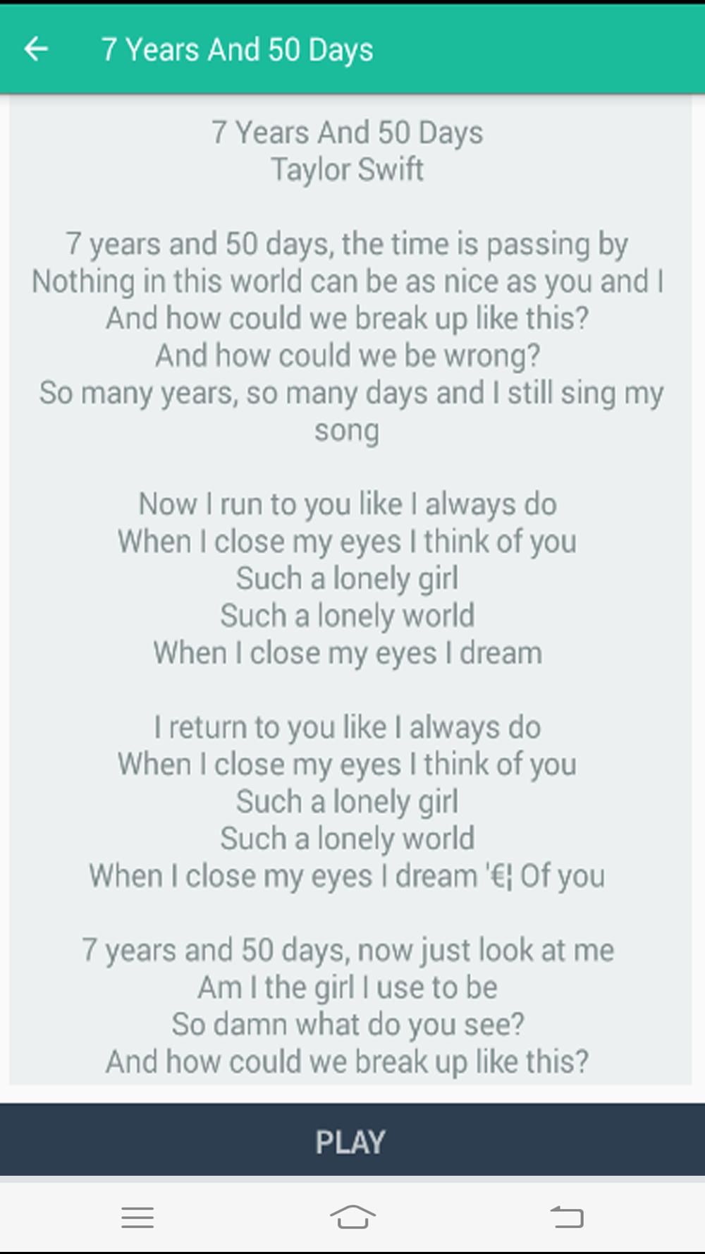 Taylor Swift Musics Lyrics Me For Android Apk Download