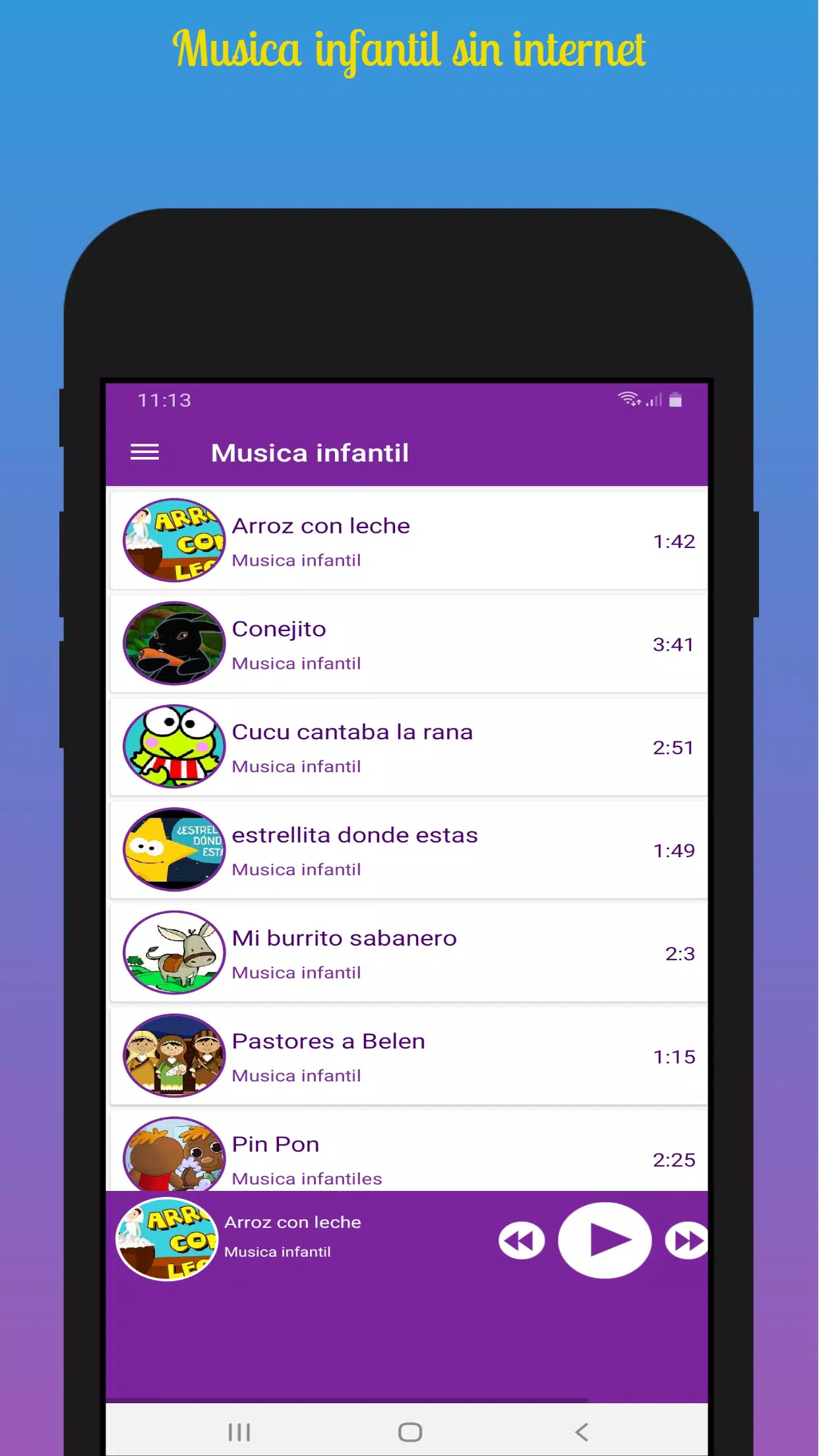 Musica Infantil Gratis - Canciones para niños for Android - APK Download