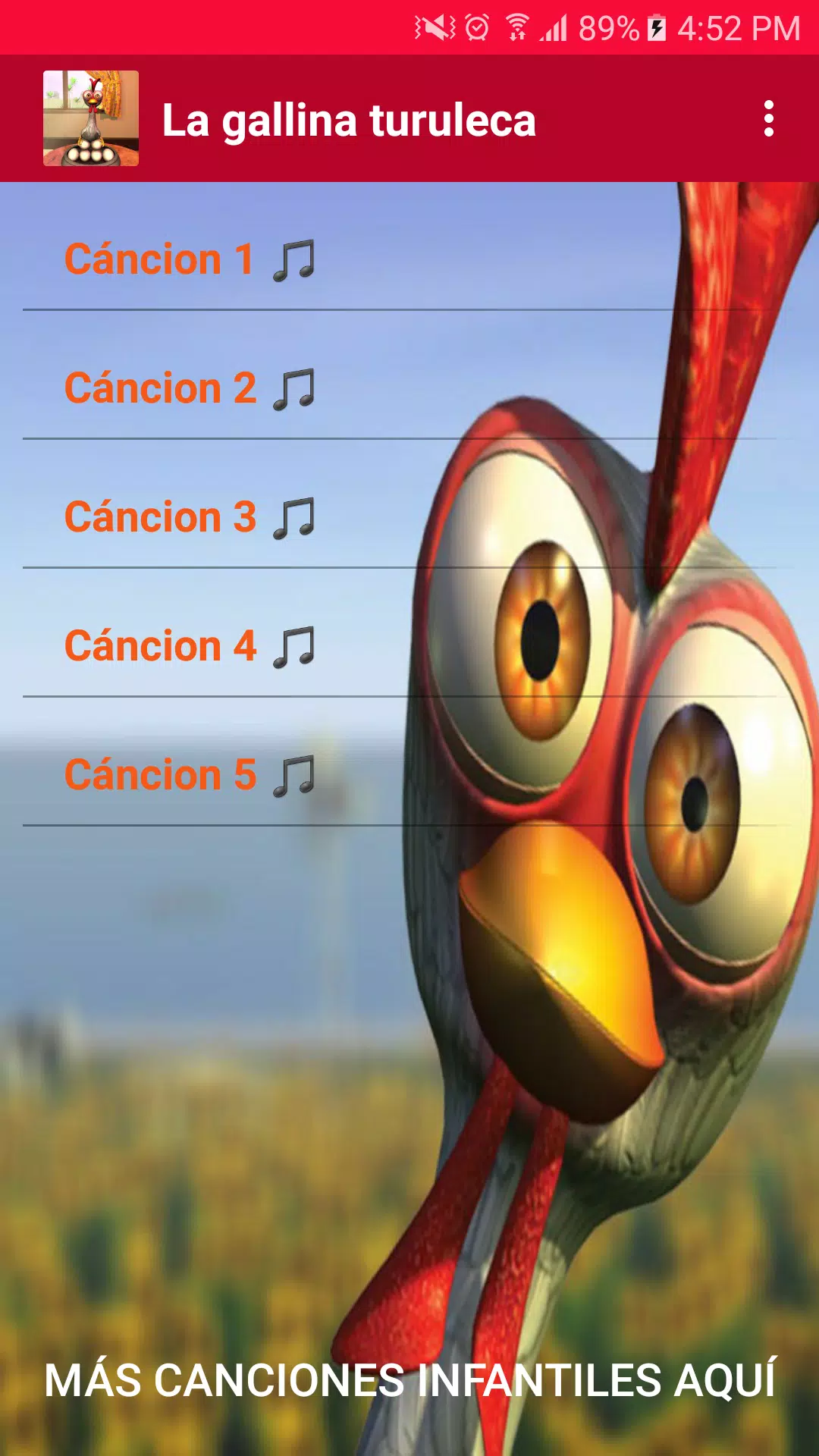 Descarga de APK de Musica para niños La gallina turuleca para Android