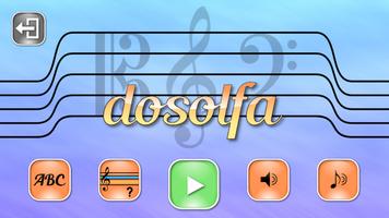 DoSolFa - learn musical notes poster