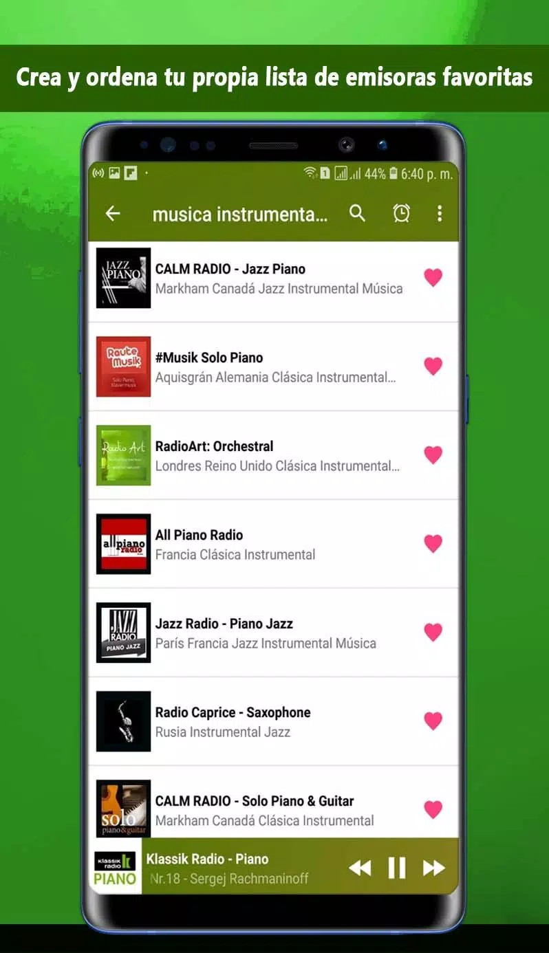 Musica Instrumental APK pour Android Télécharger