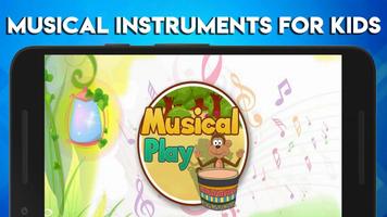 Amazing Musical Game: Musical Instruments Game ポスター