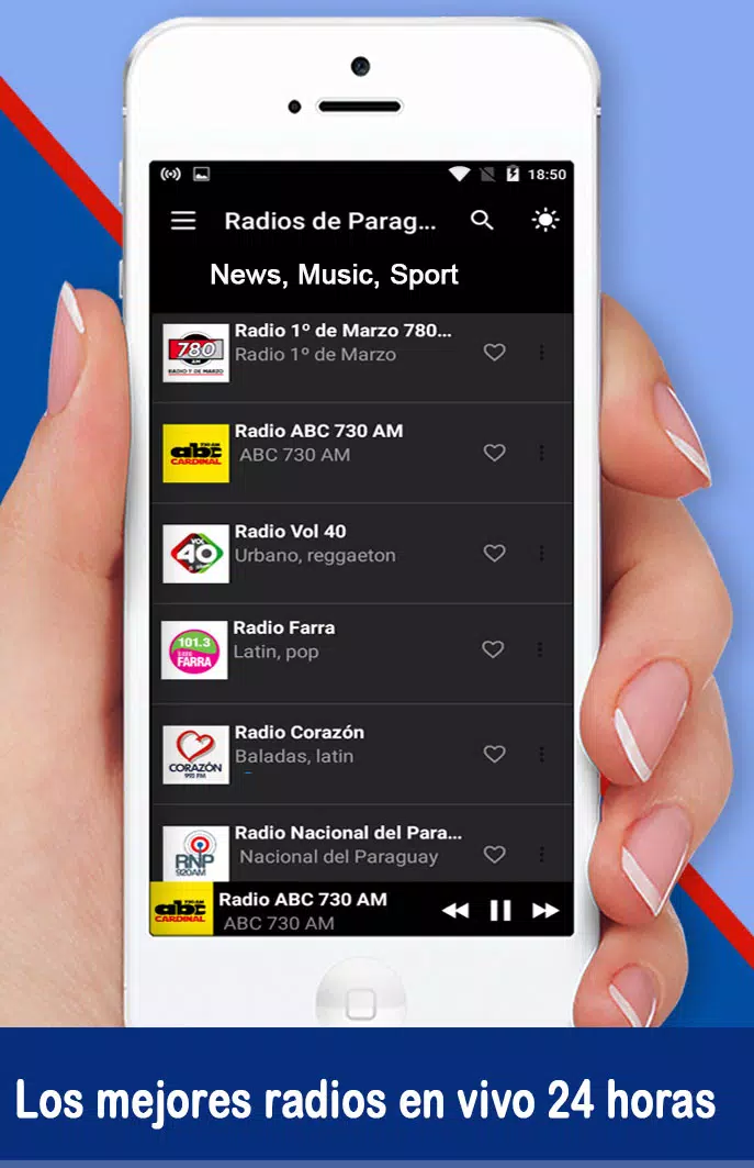 Radios de Paraguay AM y FM APK للاندرويد تنزيل
