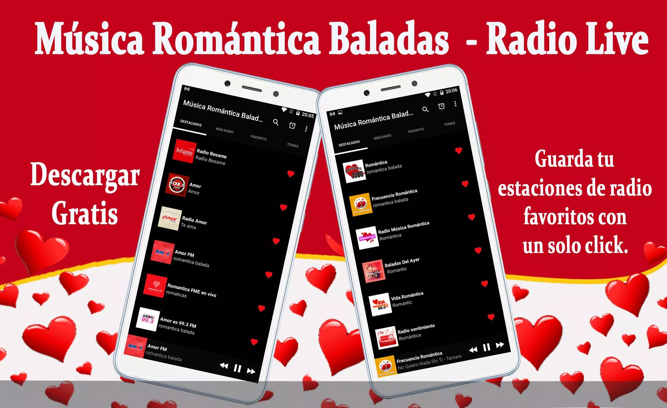 Descarga de APK de Musica Romantica Baladas para Android