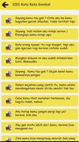 Kata Kata Gombal تصوير الشاشة 2