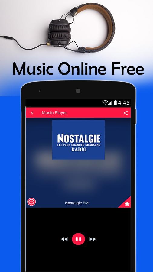 Nostalgie Radio De Francia Nostalgie FM Nostalgie APK voor Android Download
