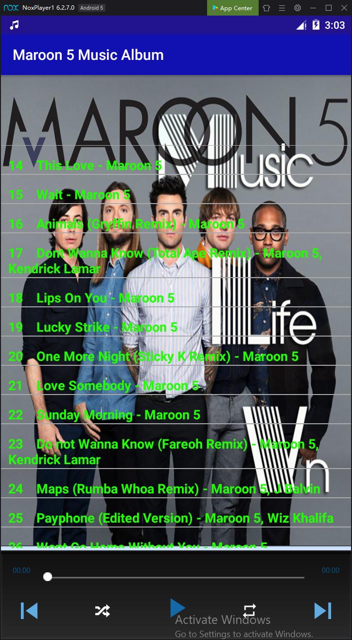 Maroon 5 Music Album APK per Android Download Maroon 5 Music Album APK per Android Download