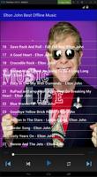Elton John Best Offline Music capture d'écran 1