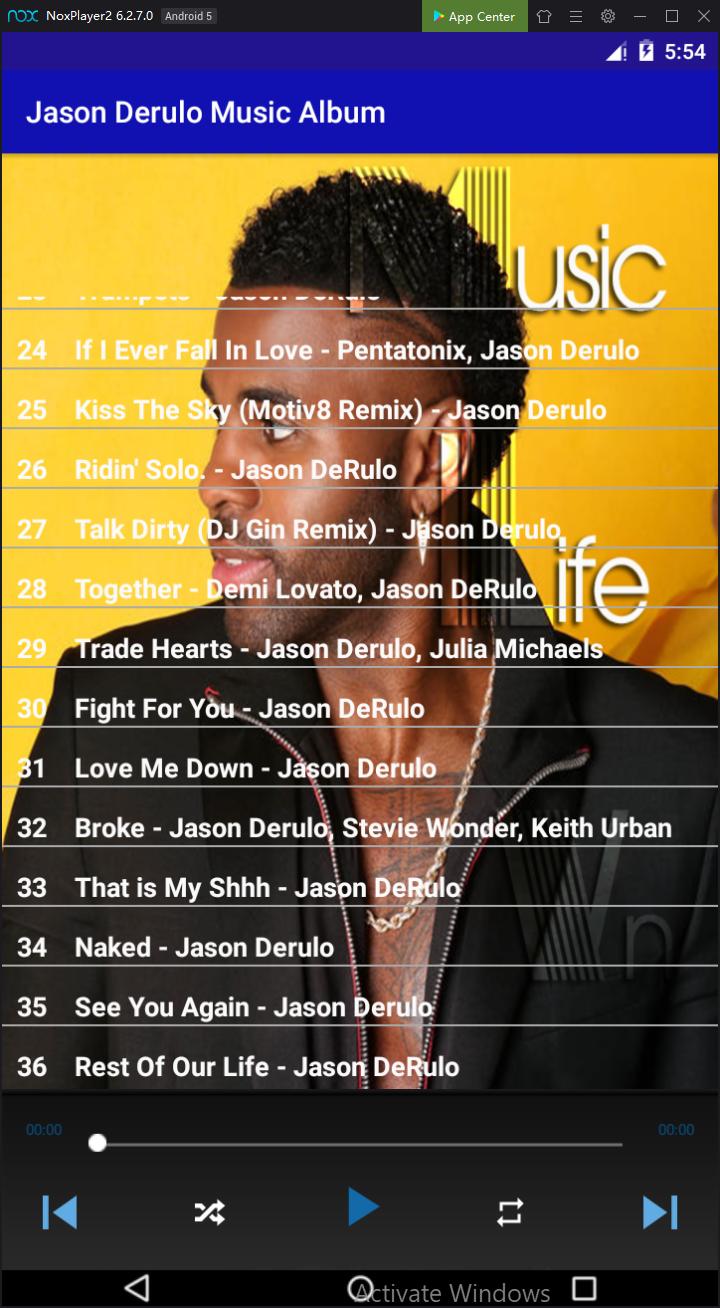 Jason Derulo Music Album For Android Apk Download