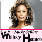 Whitney Houston Music Offline icon