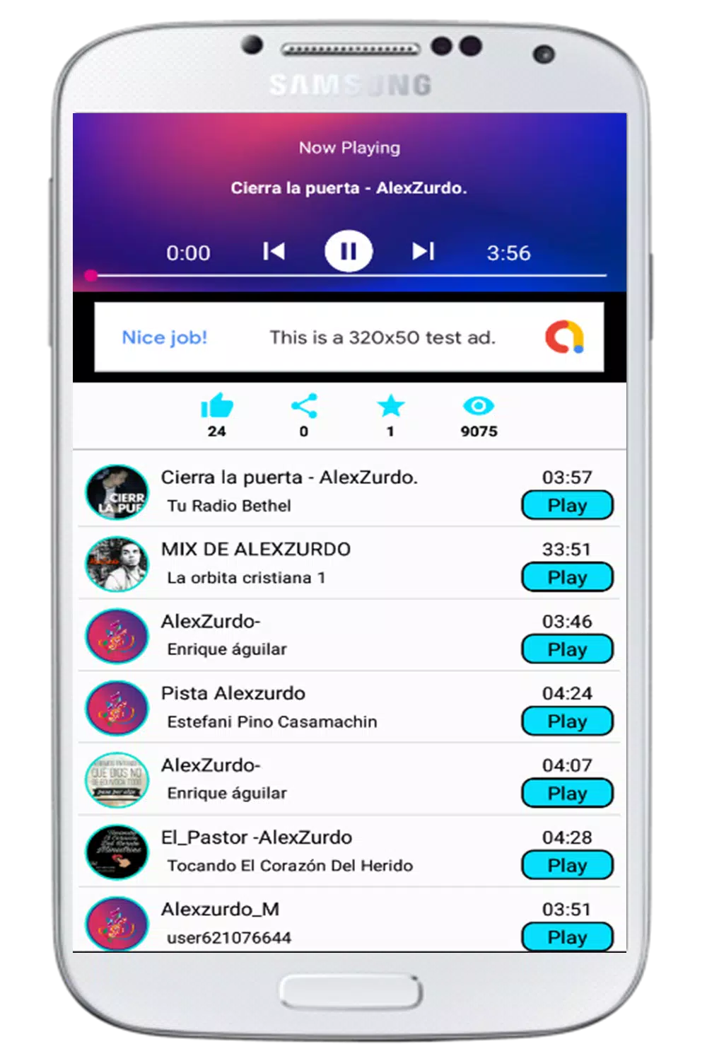 Descarga de APK de Descargar MP3 Alex Zurdo Musica Offline para Android