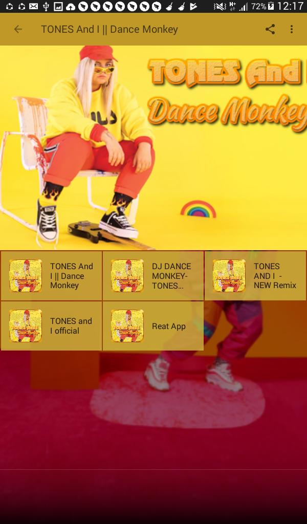 TONES AND I Dance Monkey mp3 Offline pour Android - Téléchargez l'APK