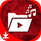 Mp3 & Mp4 Video Downloader - Free video Downloader icône
