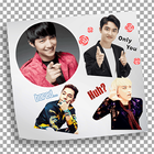 Super Pack Korean KPOP Boys for Whatsapp Sticker アイコン