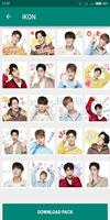 Super Pack Korean KPOP Boys for Whatsapp Sticker capture d'écran 3