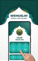 WeMuslim:Prayers,Quran & Qibla Affiche