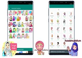 WA Sticker Muslimah Islami for WhatsApp capture d'écran 1