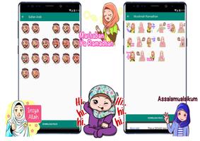 WA Sticker Muslimah Islami for WhatsApp capture d'écran 3