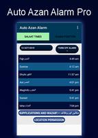 auto azan alarm (prayer, namaz or salah timing) plakat