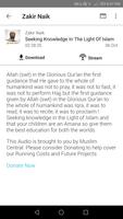 Zakir Naik - Audio Lectures 截圖 2