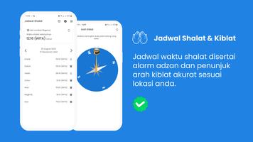 Jadwal Waktu Sholat dan Adzan Plakat